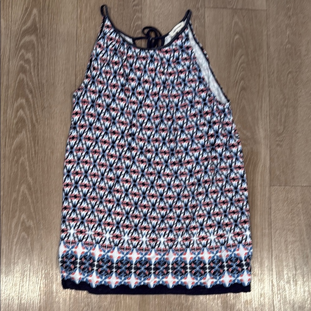 Max Studio Sleeveless Floral Sleeveless Blouse